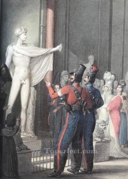 ゲオルグ・エマヌエル・オピス Painting - パリのコサック 11 ゲオルグ・エマヌエル・オピスの風刺画